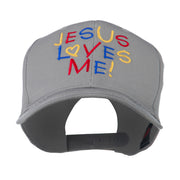 Jesus Loves Me Embroidered Cap