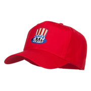 4th of July Top Hat Patched Cap