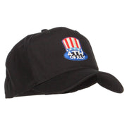 4th of July Top Hat Patched Cap