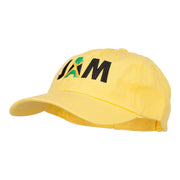 Jamaica JAM Flag Embroidered Low Profile Cap