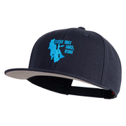 Great Salt Lake Utah Embroidered Wool Blend Snapback Cap - Navy OSFM