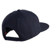 Great Salt Lake Utah Embroidered Wool Blend Snapback Cap - Navy OSFM