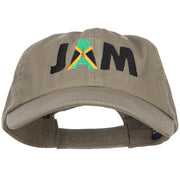 Jamaica JAM Flag Embroidered Low Profile Cap