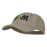 Jamaica JAM Flag Embroidered Low Profile Cap