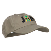 Jamaica JAM Flag Embroidered Low Profile Cap