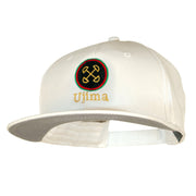 Ujima Kwanzaa Embroidered Superior Cotton Twill Flat Bill Snapback Prostyle Cap