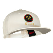 Ujima Kwanzaa Embroidered Superior Cotton Twill Flat Bill Snapback Prostyle Cap