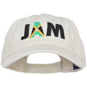 Jamaica JAM Flag Embroidered Low Profile Cap