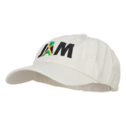 Jamaica JAM Flag Embroidered Low Profile Cap