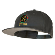 Ujima Kwanzaa Embroidered Superior Cotton Twill Flat Bill Snapback Prostyle Cap