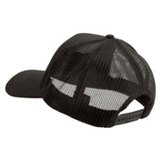 Licensed 1st Special Forces Command Veteran Embroidered Solid Cotton Twill Mesh Prostyle Cap - Charcoal OSFM