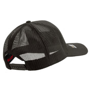 Licensed 1st Special Forces Command Veteran Embroidered Solid Cotton Twill Mesh Prostyle Cap - Charcoal OSFM