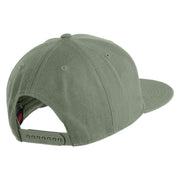 Great Salt Lake Utah Embroidered Wool Blend Snapback Cap - Grey OSFM