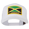 Jamaica Flag Letter Patched Mesh Back Cap