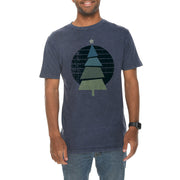 Retro Christmas Tree Graphic Design Vintage Crewneck Tee