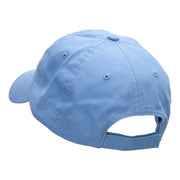 Rabbit Face Embroidered Low Profile Dyed Cotton Twill Cap