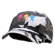 Singers Fun Embroidered Enzyme Washed Camo Cap - City OSFM