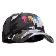 Singers Fun Embroidered Enzyme Washed Camo Cap - City OSFM