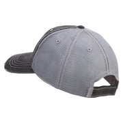 Licensed 1st Special Forces Command Veteran Embroidered Low Profile Special Cotton Mesh Cap - Black OSFM