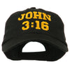 John 3:16 Embroidered Pet Spun Cap