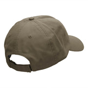 Rabbit Face Embroidered Low Profile Dyed Cotton Twill Cap