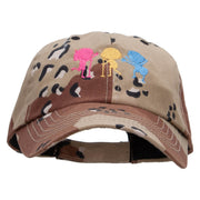 Singers Fun Embroidered Enzyme Washed Camo Cap - Desert OSFM