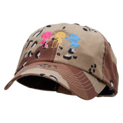 Singers Fun Embroidered Enzyme Washed Camo Cap - Desert OSFM