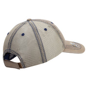 Licensed 1st Special Forces Command Veteran Embroidered Low Profile Special Cotton Mesh Cap - Khaki OSFM