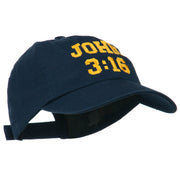 John 3:16 Embroidered Pet Spun Cap