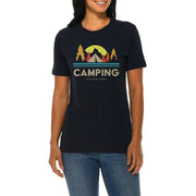 Camping Adventure Graphic Design Deluxe Jersey T-Shirt