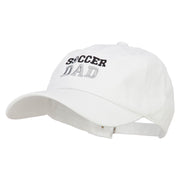 Soccer Dad Embroidered Unstructured Cotton Cap