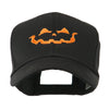 Halloween Jack O Lantern Face Embroidered Cap