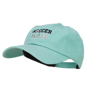 Soccer Dad Embroidered Unstructured Cotton Cap