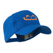 Halloween Jack O Lantern Face Embroidered Cap