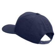 Licensed 17th Airborne Division Veteran Embroidered Solid Cotton Twill Pro Style Cap - Navy OSFM