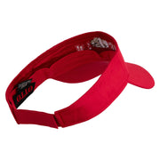 Ooh Rah Design Embroidered Cotton Twill Sun Visor - Red OSFM