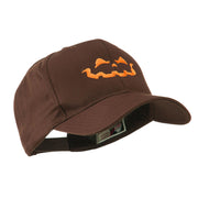 Halloween Jack O Lantern Face Embroidered Cap