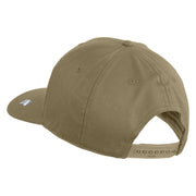 USAF Veteran Embroidered Solid Cotton Twill Cap - Khaki OSFM
