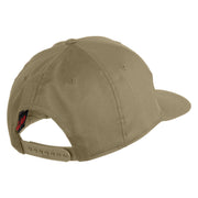 USAF Veteran Embroidered Solid Cotton Twill Cap - Khaki OSFM