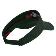 Ooh Rah Design Embroidered Cotton Twill Sun Visor - Dk-Green OSFM