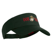 Ooh Rah Design Embroidered Cotton Twill Sun Visor - Dk-Green OSFM
