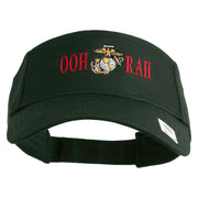 Ooh Rah Design Embroidered Cotton Twill Sun Visor - Dk-Green OSFM
