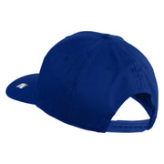 USAF Veteran Embroidered Solid Cotton Twill Cap - Royal OSFM