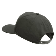 Licensed 17th Airborne Division Veteran Embroidered Solid Cotton Twill Pro Style Cap - Charcoal OSFM