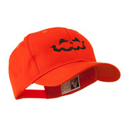 Halloween Jack O Lantern Face Embroidered Cap