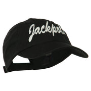 Jackpot Embroidered Washed Cap