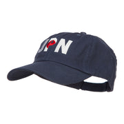 Japan JPN Flag Embroidered Low Profile Cap