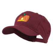 Halloween Jack O Lantern Pumpkin Embroidered Cap