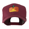 Halloween Jack O Lantern Pumpkin Embroidered Cap