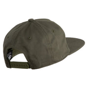 Yellowstone National Park Embroidered Cotton Flat Bill Cap - Olive OSFM